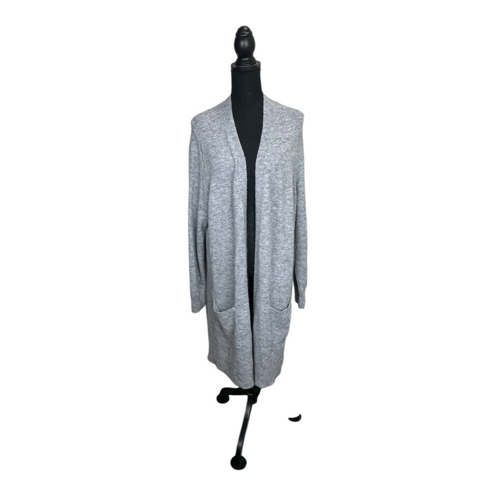 George Long Cardigan Sweater Gray Size XL